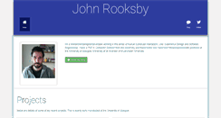 Desktop Screenshot of johnrooksby.org